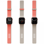 Curea Uniq Revix IV compatibila cu Apple Watch 49/46/45/44mm, Roz / Bej 5 - lerato.ro