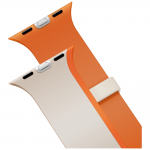 Curea Uniq Revix IV compatibila cu Apple Watch 49/46/45/44mm, Gri / Portocaliu 4 - lerato.ro