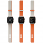 Curea Uniq Revix IV compatibila cu Apple Watch 49/46/45/44mm, Gri / Portocaliu 5 - lerato.ro
