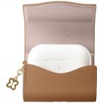 Husa tip portofel UNIQ Coehl Mirelle compatibila cu Apple AirPods Pro 1 / 2 / 3, Maro 3 - lerato.ro