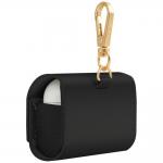 Husa tip portofel UNIQ Coehl Mirelle compatibila cu Apple AirPods Pro 1 / 2 / 3, Negru 5 - lerato.ro