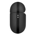 Carcasa din piele naturala UNIQ Terra compatibila cu Apple AirPods 3, Negru 4 - lerato.ro