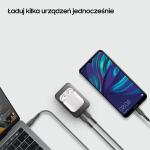 Baterie externa portabila UNIQ Hyde Air, 10000 mAh, PD 18W, 1xUSB-C, 1xUSB-A, Incarcare Wireless 10W, Dark Grey 8 - lerato.ro