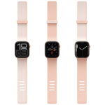 Curea din silicon Uniq Revix IV Premium compatibila cu Apple Watch 42/41/40 mm, Roz 5 - lerato.ro