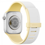 Curea din silicon Uniq Revix IV Premium compatibila cu Apple Watch 42/41/40 mm, Roz 3 - lerato.ro
