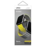 Curea din silicon UNIQ Revix compatibila cu Apple Watch 42/44/45/46/49 mm, Galben / Gri 9 - lerato.ro