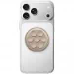 Suport universal telefon magnetic UNIQ Coehl Luna cu oglinda și ventuza, Sand 4 - lerato.ro