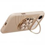 Suport universal telefon magnetic UNIQ Coehl Luna cu oglinda și ventuza, Sand 6 - lerato.ro