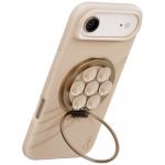Suport universal telefon magnetic UNIQ Coehl Luna cu oglinda și ventuza, Sand 7 - lerato.ro