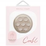 Suport universal telefon magnetic UNIQ Coehl Luna cu oglinda și ventuza, Sand 9 - lerato.ro