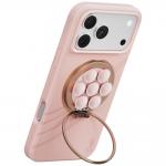 Suport universal telefon magnetic UNIQ Coehl Luna cu oglinda și ventuza, Roz 8 - lerato.ro