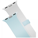 Curea din silicon Uniq Revix IV Premium compatibila cu Apple Watch 42/41/40 mm, Albastru / Alb 4 - lerato.ro