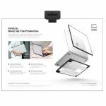 Carcasa laptop UNIQ Venture compatibila cu Macbook Air 13 inch 2018-2022, Negru 7 - lerato.ro
