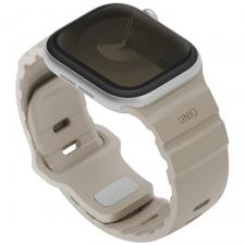 Accesorii Apple Watch 11 42 mm, Curea din silicon Uniq Alton compatibila cu Apple Watch 42/41/40 mm, Gri, lerato.ro