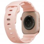 Curea din silicon Uniq Alton compatibila cu Apple Watch 42/41/40 mm, Roz 4 - lerato.ro