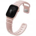 Curea din silicon Uniq Alton compatibila cu Apple Watch 42/41/40 mm, Roz 5 - lerato.ro