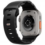 Curea din silicon Uniq Alton compatibila cu Apple Watch 49/46/45/44mm, Negru 4 - lerato.ro