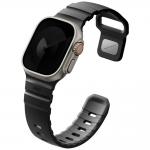 Curea din silicon Uniq Alton compatibila cu Apple Watch 49/46/45/44mm, Negru 5 - lerato.ro
