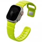 Curea din silicon Uniq Alton compatibila cu Apple Watch 49/46/45/44mm, Lime 5 - lerato.ro