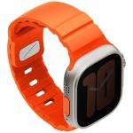 Curea din silicon Uniq Alton compatibila cu Apple Watch 49/46/45/44mm, Portocaliu 3 - lerato.ro