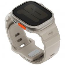 Accesorii Apple Watch, Curea din silicon Uniq Alton compatibila cu Apple Watch 49/46/45/44mm, Gri, lerato.ro