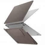 Carcasa laptop Uniq Lyden Versa compatibila cu MacBook Air 13, 2022-2026, Gri 3 - lerato.ro