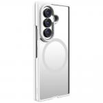 Carcasa UNIQ Veren AF cu MagSafe compatibila cu Samsung Galaxy Z Flip 8, Frost White 2 - lerato.ro