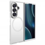 Carcasa UNIQ Veren AF cu MagSafe compatibila cu Samsung Galaxy Z Flip 8, Frost White 3 - lerato.ro
