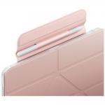 Husa UNIQ Camden Lite compatibila cu iPad Air 11 inch 2024/2025/2026, iPad Air 10.9 inch 2020/2022, Roz 8 - lerato.ro