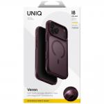 Carcasa UNIQ Veren compatibila cu iPhone 17 Pro Max / 18 Pro Max, Burgundy 8 - lerato.ro