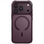 Husa UNIQ Veren cu MagSafe compatibila cu iPhone 18 Pro / 17 Pro, Burgundy 2 - lerato.ro