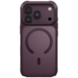 Husa UNIQ Veren cu MagSafe compatibila cu iPhone 18 Pro / 17 Pro, Burgundy