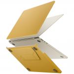 Carcasa laptop UNIQ Lyden Versa compatibila cu MacBook Air 13 inch, M2 2022 / M3 2024 / M4 2025 / M5 2026, Galben 3 - lerato.ro