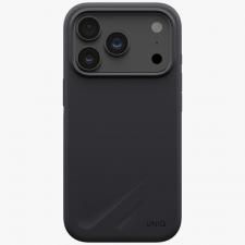 Husa UNIQ Lino Magclick compatibila cu iPhone 18 Pro / 17 Pro, Gri