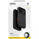 Husa UNIQ Lino Magclick compatibila cu iPhone 18 Pro / 17 Pro, Gri 8 - lerato.ro