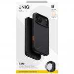 Husa UNIQ Lino Magclick compatibila cu iPhone 18 Pro Max / 17 Pro Max, Gri 8 - lerato.ro