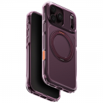 Husa UNIQ Swivix 360 Rotating Kickstand compatibila cu iPhone 18 Pro Max / 17 Pro Max, Burgundy 2 - lerato.ro