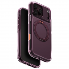 Huse si carcase iPhone 18 Pro Max, Husa UNIQ Swivix 360 Rotating Kickstand compatibila cu iPhone 18 Pro Max / 17 Pro Max, Burgundy, lerato.ro