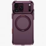 Husa UNIQ Swivix 360 Rotating Kickstand compatibila cu iPhone 18 Pro Max / 17 Pro Max, Burgundy 3 - lerato.ro