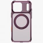 Husa UNIQ Swivix 360 Rotating Kickstand compatibila cu iPhone 18 Pro Max / 17 Pro Max, Burgundy 4 - lerato.ro