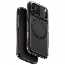 Huse si carcase iPhone 18 Pro Max, Husa UNIQ Swivix 360 Rotating Kickstand compatibila cu iPhone 18 Pro Max / 17 Pro Max, Negru, lerato.ro