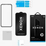 Folie sticla ceramica UNIQ Optix Xenon Nanoceram, Kit montare inclus, compatibila cu iPhone 18 Pro Max, Negru 6 - lerato.ro