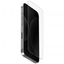 Folii iPhone 18 Pro Max, Folie sticla securizata UNIQ Optix Covex Pure, Kit montare inclus, compatibila cu iPhone 18 Pro Max, Transparent, lerato.ro