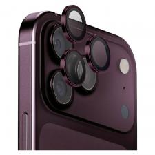Folii iPhone 18 Pro, Protectie camera foto UNIQ Optix AluGuard DX2 compatibila cu iPhone 18 Pro Max / 18 Pro, Burgundy, lerato.ro