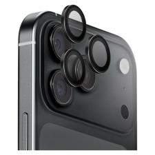 Folii iPhone 18 Pro, Protectie camera foto UNIQ Optix AluGuard DX2 compatibila cu iPhone 18 Pro Max / 18 Pro, Negru, lerato.ro
