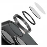 Protectie camera foto UNIQ Optix AluGuard DX2 compatibila cu iPhone 18 Pro Max / 18 Pro, Negru 3 - lerato.ro