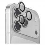 Protectie camera foto UNIQ Optix AluGuard DX2 compatibila cu iPhone 18 Pro Max / 18 Pro, Silver 2 - lerato.ro
