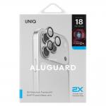Protectie camera foto UNIQ Optix AluGuard DX2 compatibila cu iPhone 18 Pro Max / 18 Pro, Silver 6 - lerato.ro
