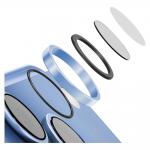 Protectie camera foto UNIQ Optix AluGuard DX2 compatibila cu iPhone 18 Pro Max / 18 Pro, Albastru 3 - lerato.ro
