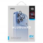Protectie camera foto UNIQ Optix AluGuard DX2 compatibila cu iPhone 18 Pro Max / 18 Pro, Albastru 6 - lerato.ro